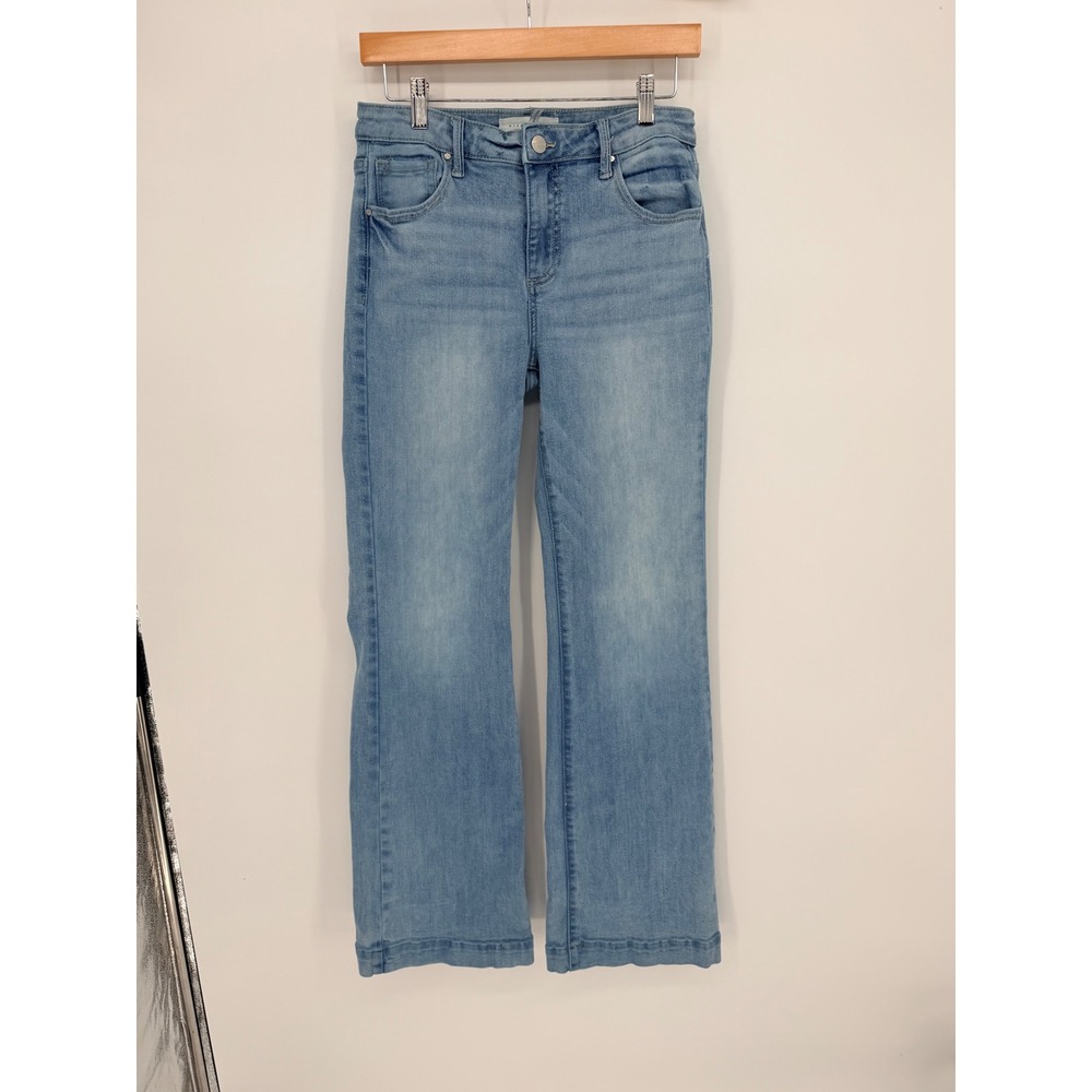 Risen Jeans Straight Leg 9/29 Light Blue High Rise Coastal Boho Aesthetic